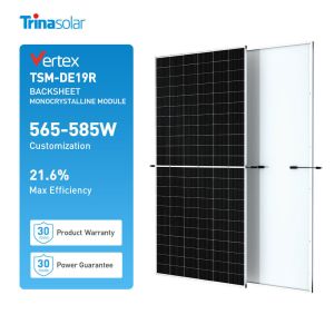 China IP68 Rated Junction Box Tier 1 Trina A Grade Half Cell Monocrystalline 565W 570W 580W Solar Panels for Home on sale