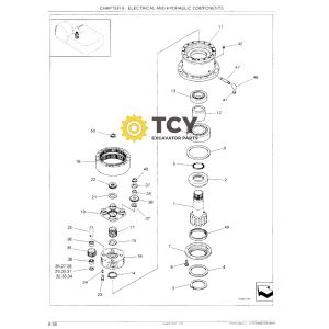 24100J16661F4 SWING REDUCTION ASSEMBLY LC15V00003F1 LC15V00003F2R LC15V00003F2C