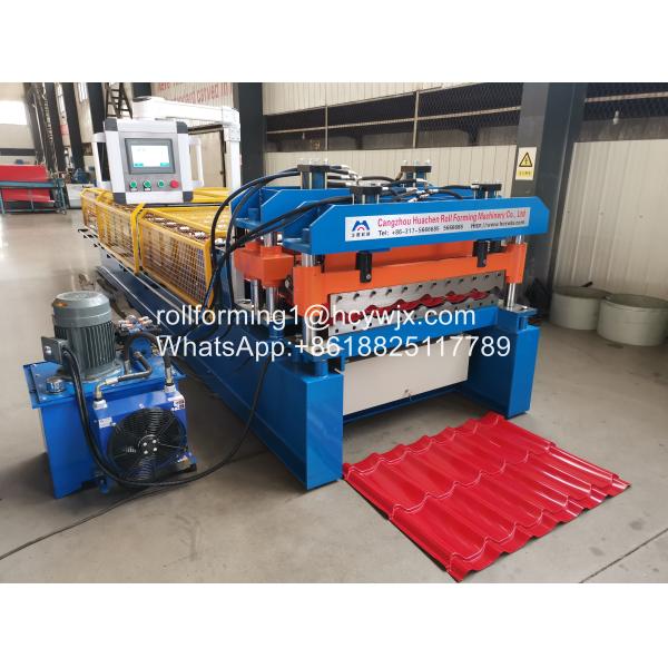 CE Steel Tile Roll Forming Machine 380V