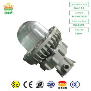 Cheap Safety Ex-Proof LED Lighting High Bay CEILING IP66 WF2 for Oil&amp;Gas Zone 1 3000lm 95~295VAC for sale