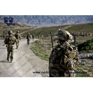 Latest design 6-Antennas Backpack Cell phone Jammer GPS WiFi Lojack Signal