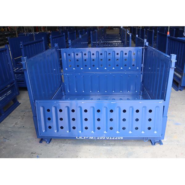 Quality Foldable Bulk Corrugated Steel Containers For Transportation 1.5T wholesale