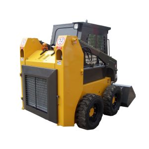 Strong Power Mini Skid Steer Loader Quick Hitch 235F For Small Working Site
