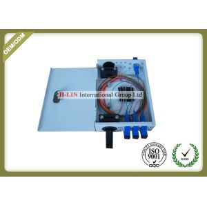Metal Fiber Termination Box 6 Port , Fiber Optic Cable Junction Box For indoor