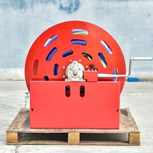 Key words Large 100meter Manual Retractable Fuel Hose Reel for Oil Fields in
