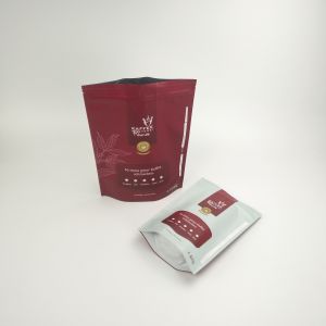 Stand Up Food Grade Packaging Coffee Bag Biodegradable Compostable 250g Coffee