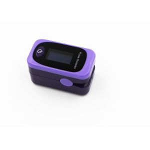 Purple Yellow color LED display Automatically power off fingertip pulse oximeter