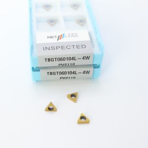 MC2010/PV2110 Grade Cermet CNC Turning Inserts with Finish Inserts and 4W Chip