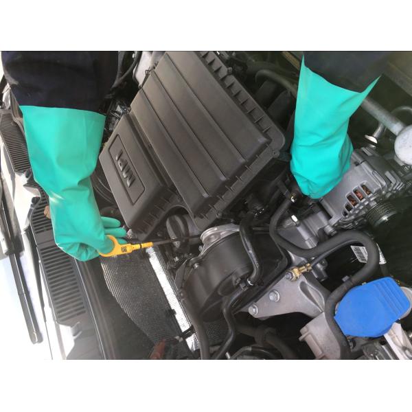 Quality Reusable Industrial Unlined Nitrile Rubber Gloves Chenical Resistant Cut Reisitant wholesale