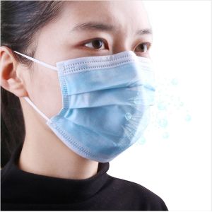 Eco Friendly Earloop Face Mask , Superfine Fiber 3 Ply Face Mask Ce Iso Standard