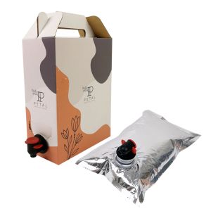 1L/2L/3L Custom Coffee Box Disposable Coffee Bag in Box with Valve Dispenser