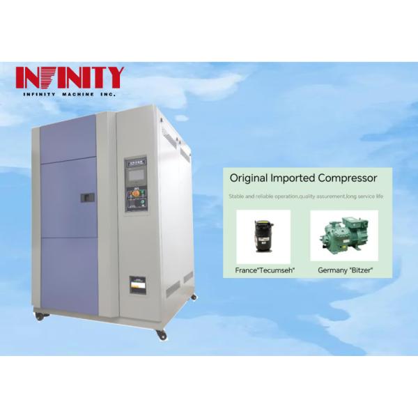 Quality Temperature Variations Hot and Cold Impact Test Chamber with Half-compact Bitzer Compressor wholesale