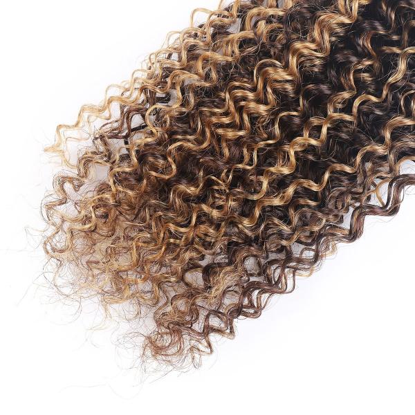 #P4/27 Kinky Curly Remy Human Hair Bundles Sew In Weave Bundles Brazilian Bundle Deals