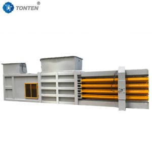 Horizontal Waste Paper Hydraulic Baler Plastic Bottle Baler Machine