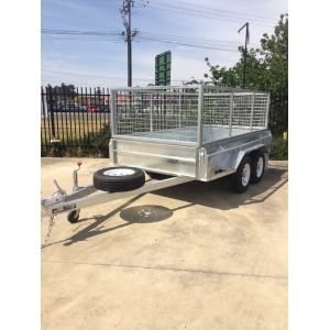 10x6 Fully Hot Dipped Galvanised Tandem Caged Trailer 2000KG