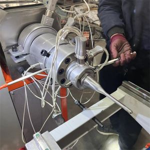 380V/50Hz Voltage Corrugated Pipe Extrusion Line For HDPE Single Wall Corrugated