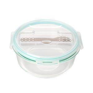 High Borosilicate Glass Meal Prep Containers with BPA-Free Lids - Temperature