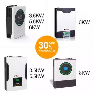 8000watt Smart Solar Inverter Home Power Single Phase Solar Inverter