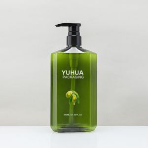 630ml Large Plastic Lotion Bottle Recycled PET Shampoo Shower Gel Conditioner