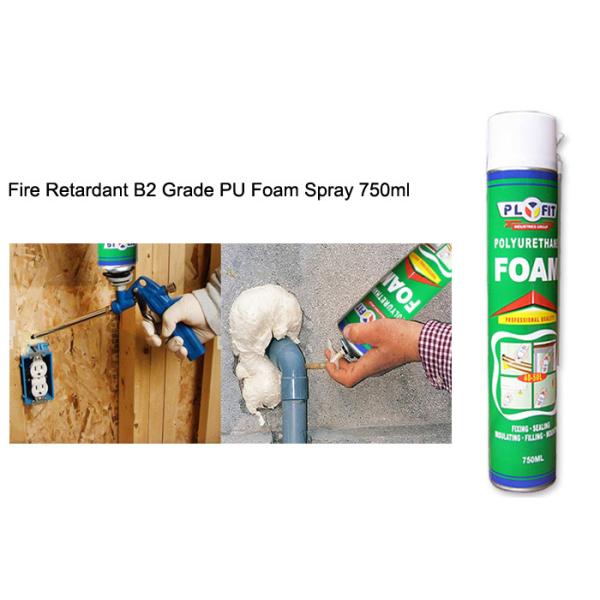 Quality All Purpose Waterproof Silicone Sealant Fireproof High Density Exterior PU Foam Spray wholesale