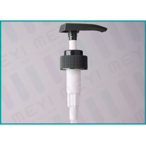 China Custom Ribbed Closure Lotion Pump Dispenser With PP Polypropylene Material on sale