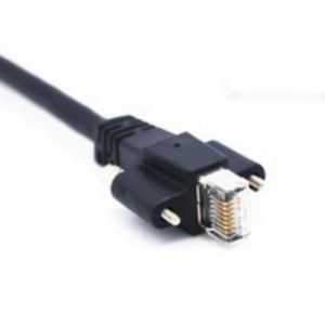 Scuff Resistant Camera Rj45 Data Cable Bare Copper Conductor Black Color