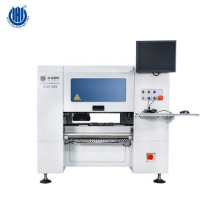 4 Heads Vertical SMT Pick And Place Machine CHM-650 Automatic PNT Machine For