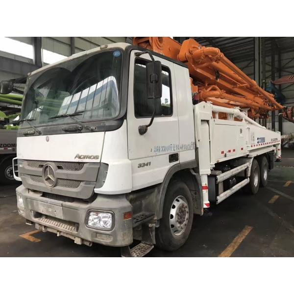 Orange Color Zoomlion 47m Used Concrete Pump for Heavy Equipment in Productivity