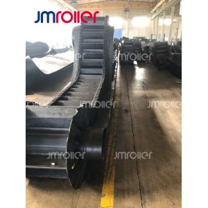 Flexible Corrugated Sidewall Belt Handles Abrasive Materials with Minimal