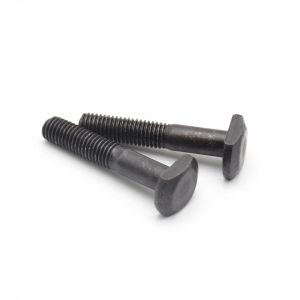 Blacked T Head Bolt Class 4.8 8.8 10.9 Carbon Steel A3 / Q195 / 35K / 40Cr