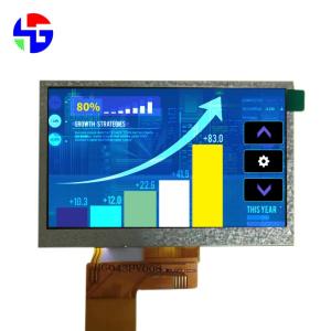 China 4.3 Inch RGB Interface High Brightness TFT Display 480x272 IPS Full View on sale