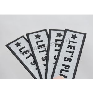 OEKO Flat Printing 3M Reflective Patches 8 Colorway Iron On Clothing Labels