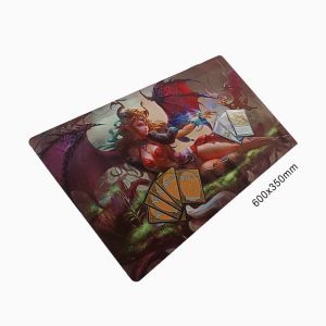 Non Slip Playmat 600x350mm Mtg Game Mats Smooth Fabric Material