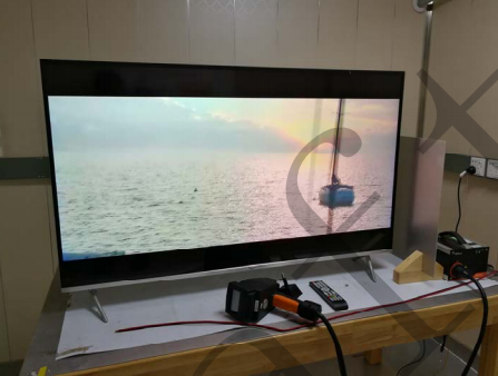How much is CE certification for 55-inch TV sets?