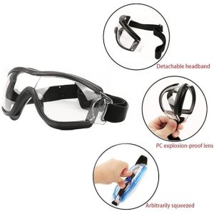 Safety Glasses,Protective Goggles Anti Fog And UV, Protection Work Goggles Seal