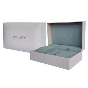 China Double Slot Wrist Watch Packaging Boxes Plastic Partial Hard Gift Box For Lover on sale