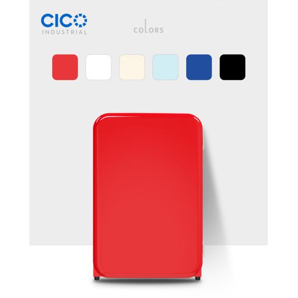 Integrated Mini Retro Fridge Freezer No Vibration Customized Size