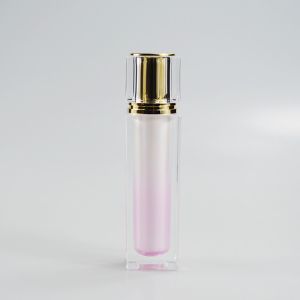 50ml Capacity Square Lotion Bottle Luxury Cosmetic Container with Acrylic Collar