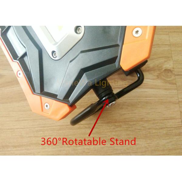 Handheld Solar Led Work Light / 10W Yellow Solar Powered Construction Lights