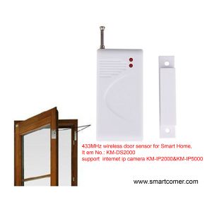 Wireless door magnetic detector sensor 433MHz support ip camera home systems