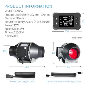 Hydroponic System Small Plant Tent 60*60cm Complete Kit LED Grow Light Wifi