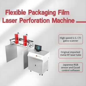 3D Dynamic Focus Double Head CO2 & RF Laser Tube Easy Tearing Line for Packaging
