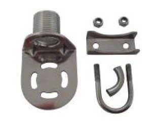 China STAINLESS STEEL RAIL MOUNT ANTENNA BRACKET,WITH 1”-14 THREADS on sale