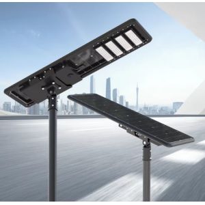 China 100W IP65 Waterproof Integrated Solar Panel System Integrated All In One Led Solar Street Light on sale