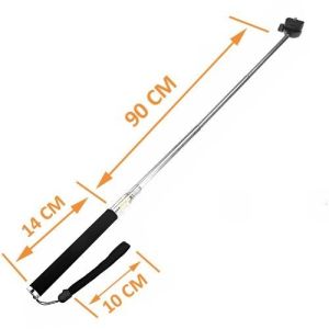 Handheld Stick Monopod With Smartphone Holder For iPhone Samsung With 1/4 Screw