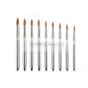 Buy cheap Round Tapered Nature Nail Art Brush Set With Acrylic And Aluminum Handle from wholesalers
