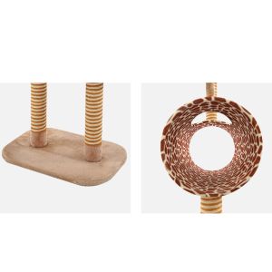 Cute Giraffe 34cm Sisal Fabric Scratching Post