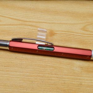 Personalized Custom Plastic 6 in 1 Tool Pen with Ruler Level and Two-Head