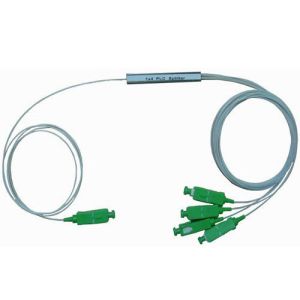 1 * 4 / 1 * 16 / 1 * 32 Fiber Optic PLC Splitter With SC / APC Connector Steel