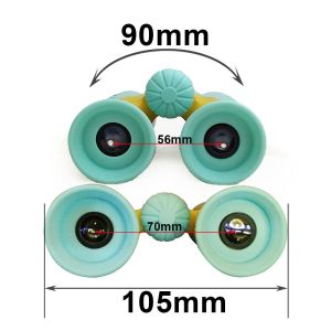 DCF Children Real Telescope Kids Plastic Binoculars For Toy Gift Learning